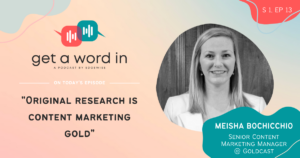 Original research is content marketing gold